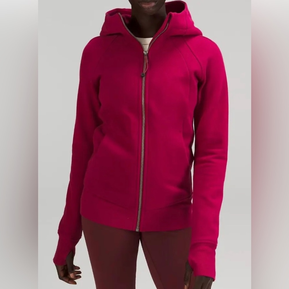 LULULEMON Full Zip Scuba Pink Pomegranate